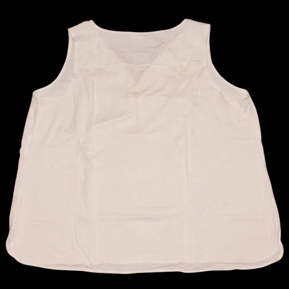 Calvin Klein Women's Sleeveless White Shirt SLTC158A NWT Size 1X - Picture 3 of 9